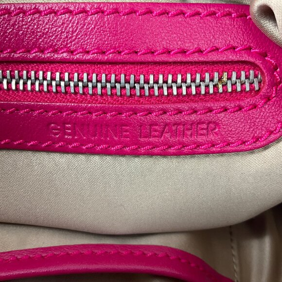 Tod's Fuchsia Leather Satchel Handbag - Picture 13 of 15